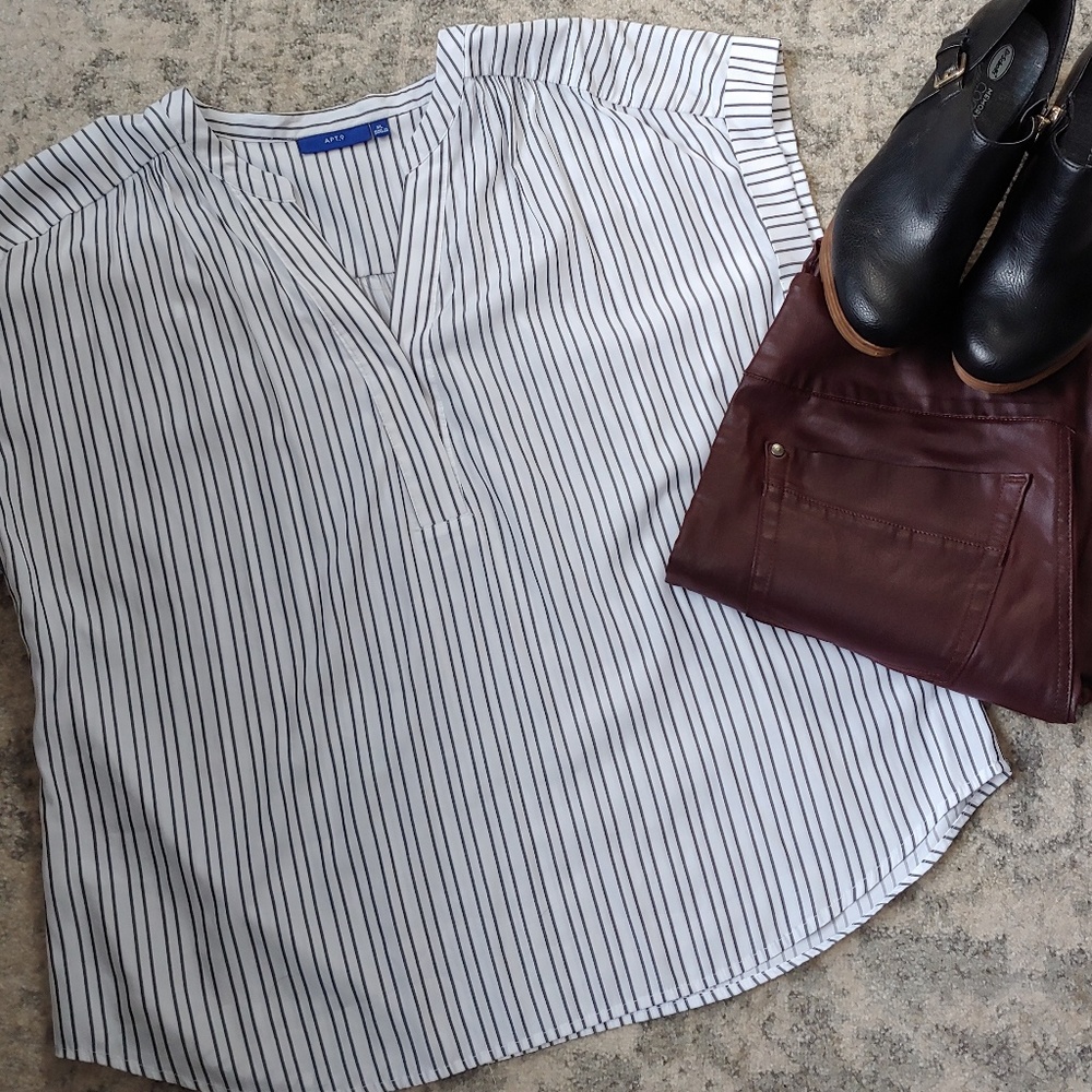 Apt 9 Striped Blouse
